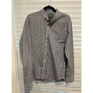 Bonobos Slim Fit Long‎ Sleeve Button Up Shirt - Size L